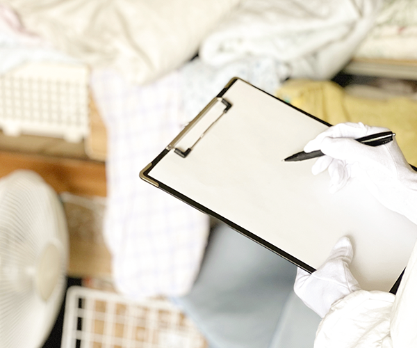 一つひとつに向き合う丁寧な整理